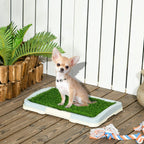 Dog Toilet - Indoor, Artificial Grass, Grid Panel, Tray: The Perfect Solution for Easy Pet Waste Management!