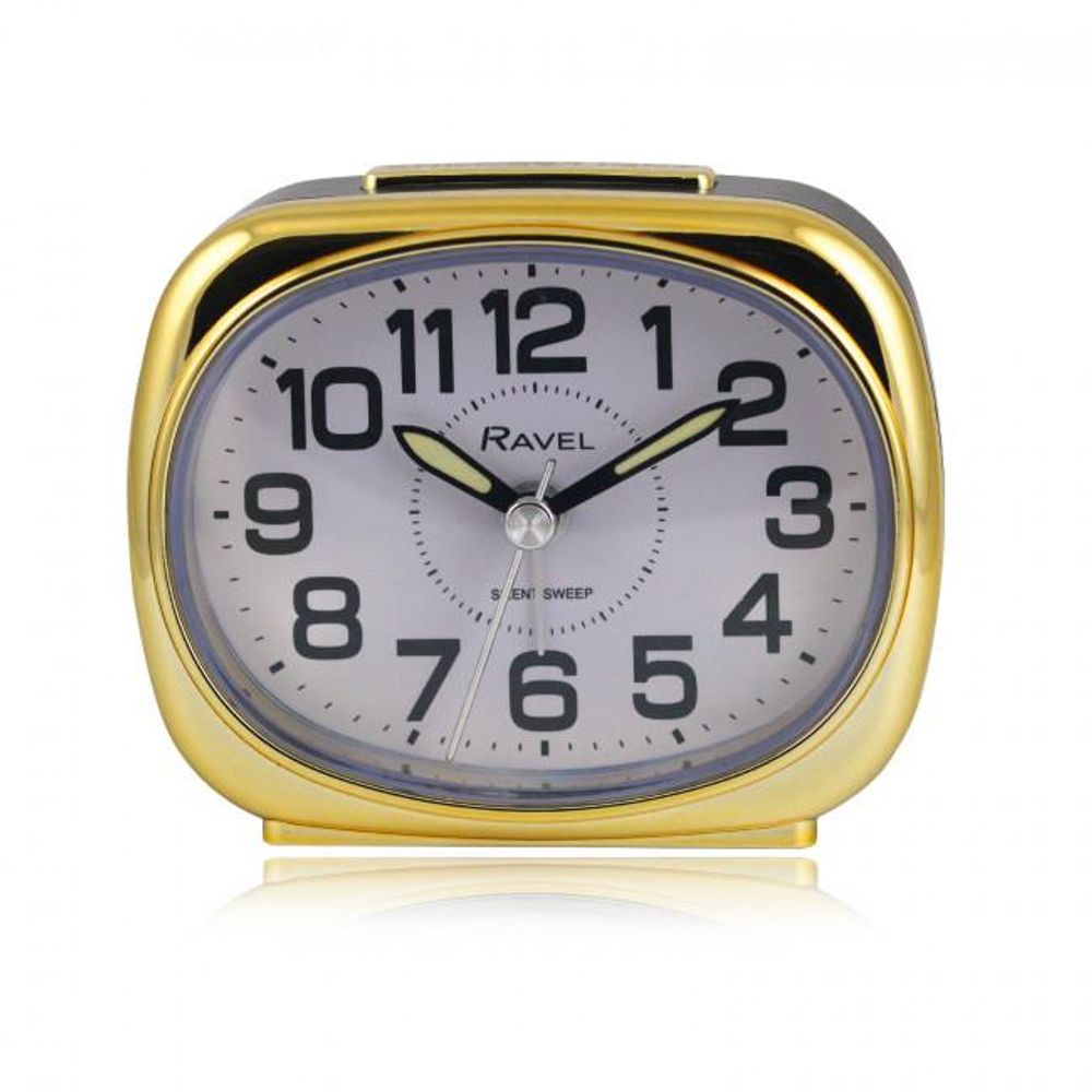 Small Pillow Bedside Alarm Clock - Black/Gold.32