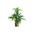 Metal Planter Plant Pot with Polished Gold Finish 20 x 18cm