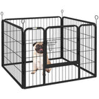 Metal Pet Playpen w/Door, Indoor/Outdoor Use, Secure, 82Lx82Wx60Hcm