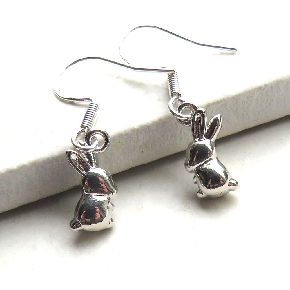 Bunny Rabbit Drop Earrings - Ideal Birthday or Christmas Gift