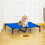 Portable Elevated Pet Bed to Raise Relax Area for Dogs and Cats with Metal Frame (Large)