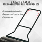60L Steel Garden Roller - Easy Push & Pull - Fast & Efficient Rolling