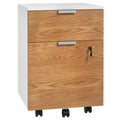 2 Drawer Filing Cabinet with Adjustable Hanging Bars for A4 and Letter