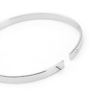 Stylish Silver Bangle - Gift for Her - Fast Shipping