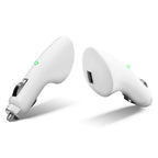 USB Car Charger 1000mA - White