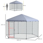 Walk in Chicken Run-10-15 Chickens, Hens, Rabbits, Ducks. Spacious, Covered, Predator-Proof. High-Quality.