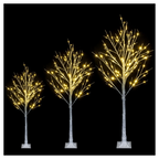 5FT Snowflake Christmas Tree with 72 LED Lamp