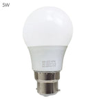 5W B22 Screw LED Light GLS bulbs, Energy Saving Edison Cool White 6000K non dimmable lights