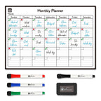 Monthly Planner Set: 4 Markers & Eraser