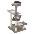 Cat Activity Center - Multi-level Climbing Tower with Scratching Post and Plush Material