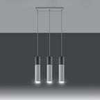 Pendant lamp Steel, concrete Borgio modern Design GU10