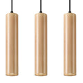 Pendant lamp wood Lino Scandinavian Design GU10
