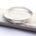 Stylish Silver Bangle - Gift for Her - Fast Shipping