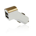 Twin Socket USB 2.1A Car Charger [Gold]