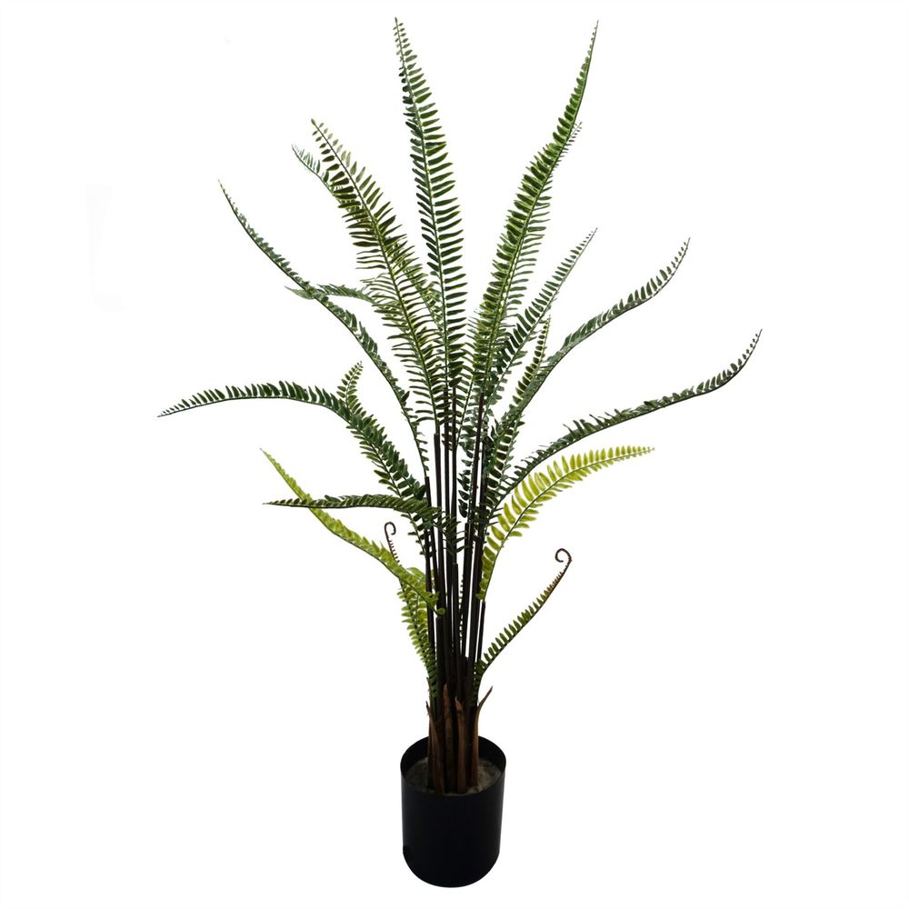 90cm UV Resistant Artificial Boston Fern: Realistic Indoor/Outdoor Plant