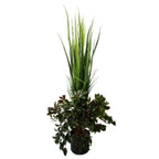90cm UV Potted Grass Plant - Lifelike Foliage for Indoor/Outdoor Display