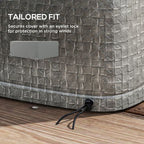 235x190x90cm Large Patio Set Outdoor Garden Furniture Cover Grey