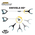 Lightweight Folding Long Reach Grabber Tool with LED Light - Efficient
