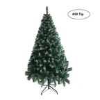 6FT Iron Leg White PVC 650 Branches Christmas Tree Artificial