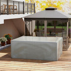 235x190x90cm Large Patio Set Outdoor Garden Furniture Cover Grey