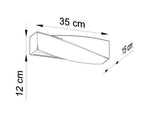 Ceramic Wall Lamp - Mini Paintable Light Fixture