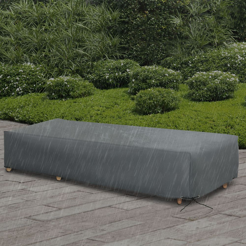 Waterproof & UV Resistant 200x73cm Garden Furniture Cover - Oxford Fabric
