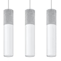 Pendant lamp Steel, concrete Borgio modern Design GU10