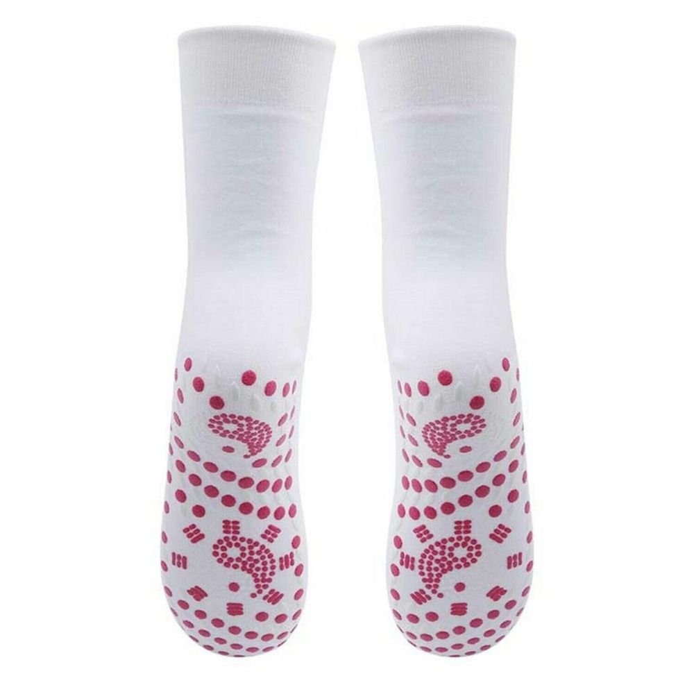 Envie Tourmaline Magnetic Health Socks - White