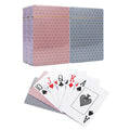 Playing Card Deck - Plastic Coated Traditional Check Design 4 Decks
