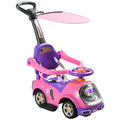 3 in 1 Ride on Push Car, Cartoon Robot Foot to Floor Slider Default Title