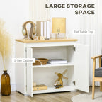 Sideboard Living Room Cabinet with Double Door Cabinet Adjustable Shelf