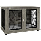 Dog Crate Furniture, 44.5" End Table for Extra Large Dogs w/ Cushion
