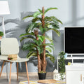 Realistic Artificial Fern Tree - 36 Leaves, 150cm - Fake Plant with Nursery Pot - for Home and Commercial Spaces