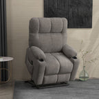 Heavy Duty Riser and Recliner Chair Lift Chair for the Elderly, Grey