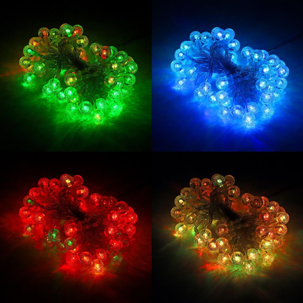 Globe Fairy String Lights - 26ft, 60LED, Waterproof, 7 Lighting Modes - for any occasion!