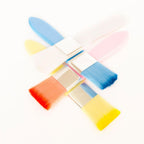 Envie Colourful Makeup Brush, Yellow, Hypoallergenic, Professional-Grade