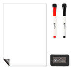 A4 Whiteboard Bundle: 2 Markers, Eraser