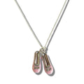 Sterling Silver Girls Ballet Shoes Necklace, Ideal Gift for All Occasions!