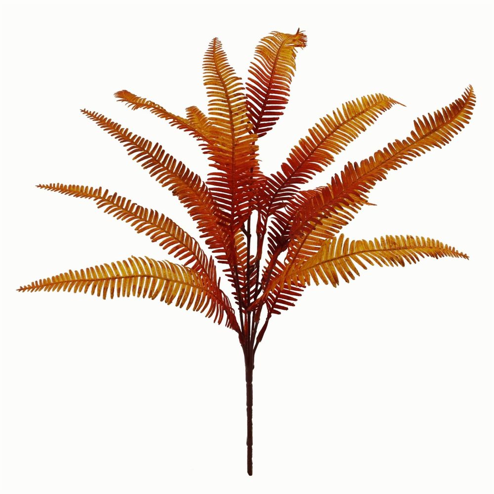 Autumn Fern Bush - 55cm - Lifelike Artificial Plant