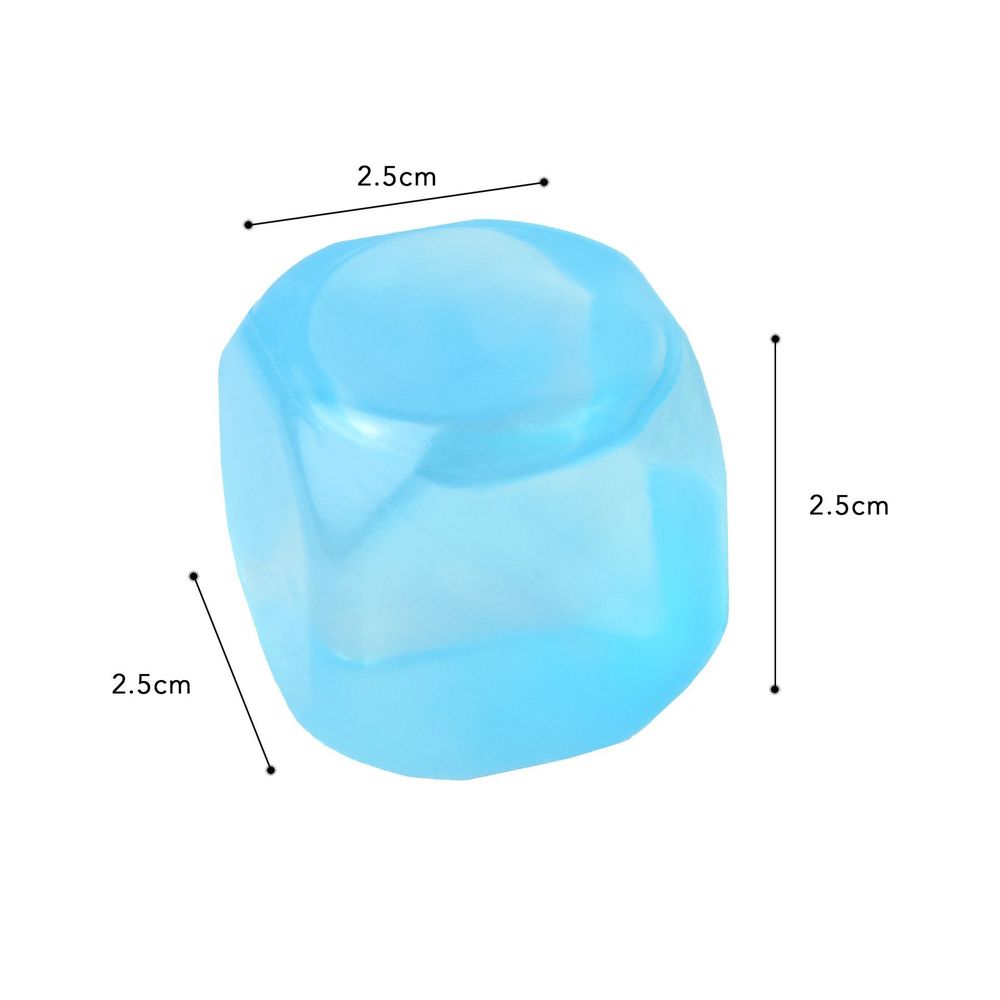 Multi-Packs Frozen Cold Drink Freezer Chilled Reusable Fast Freeze Water Filled Ice Cubes for Drinks - Ideal for BBQ Parties, Summer Picnics or General Use - Multicoloured