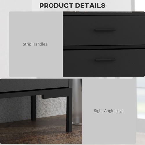 3-Drawer Shoe Cabinet with Adjustable Shelf for 12 Pairs of Shoes, Narrow Shoe Storage Cabinet with 2 Flip Doors for Hallway, Entryway, Black