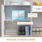 Freestanding Kitchen Cupboard, Storage Cabinet with Doors, Drawer