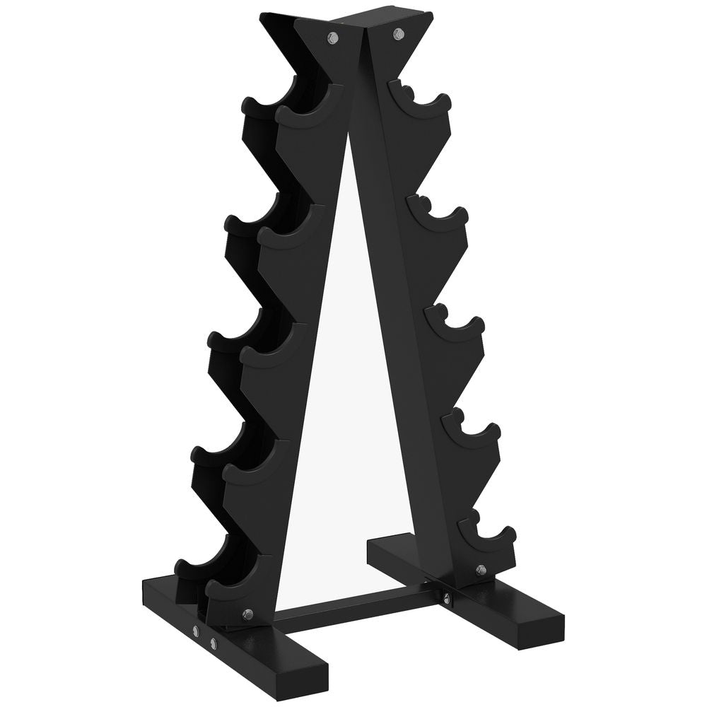 Heavy-Duty Dumbbell Rack - Space-Saving Steel Stand for Home Gym