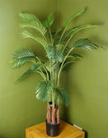 150cm Large Artificial Areca Palm - Black Pot - Home Décor
