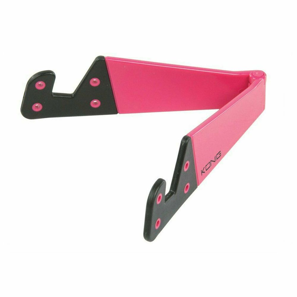 Konig Universal Easily Portable Tablet Holder, Foldable Stand Pink