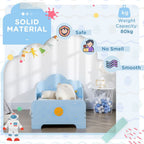 Toddler Bed w/ Space-themed Patterns, for Boy, Girls, Ages 3-6 Years