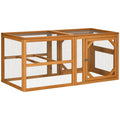 Spacious Wooden Chicken Coop - Perches, Doors - 2-4 Chickens - Secure