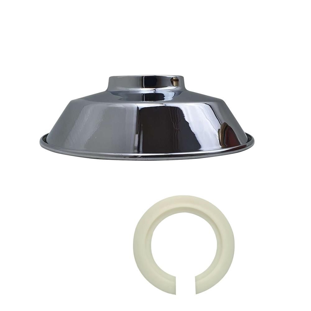 Retro Style Light Shades Modern Ceiling Pendant Lampshades Metal Chrome