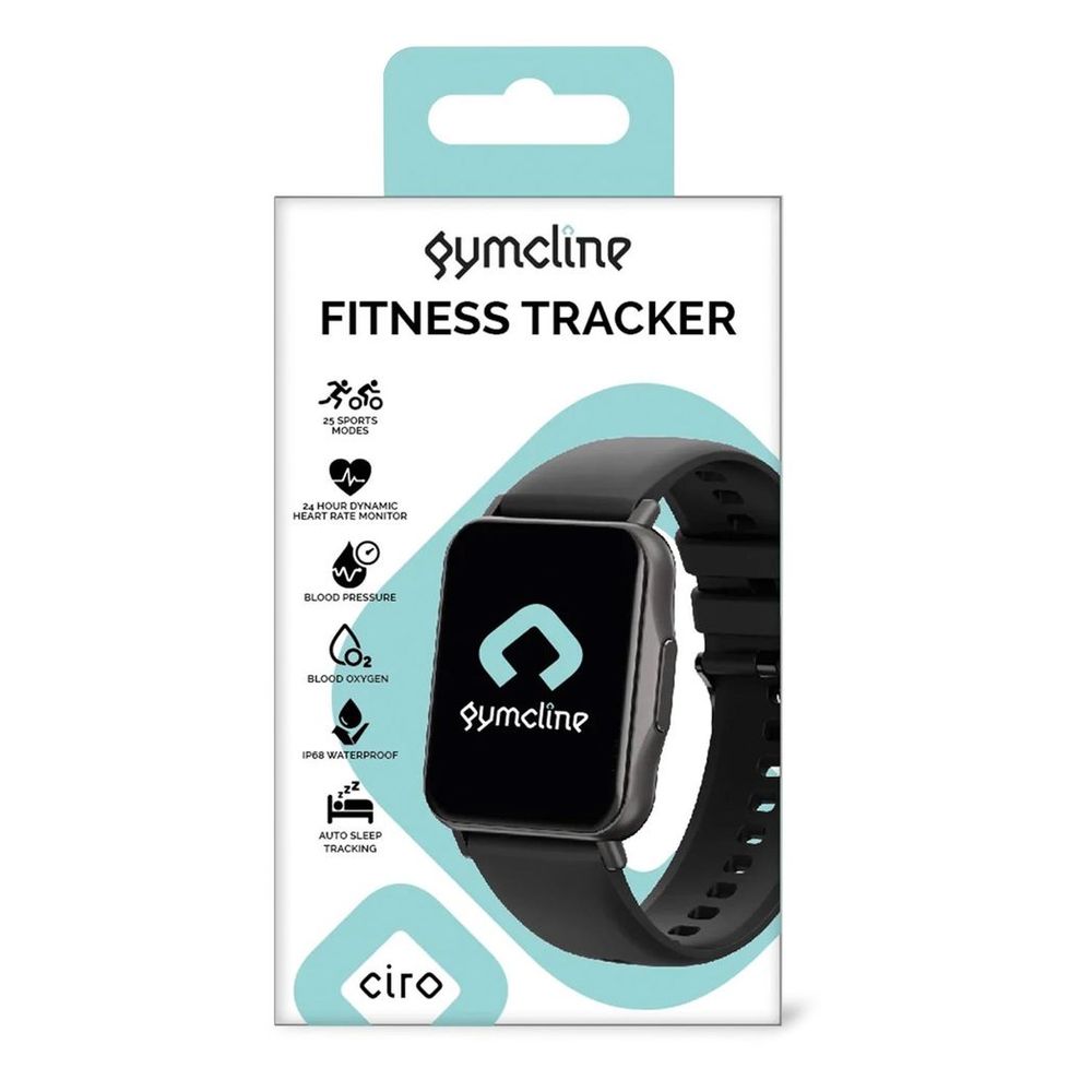 Gymcline Ciro Fitness Tracker - 25 Sports Modes, Water Resistant